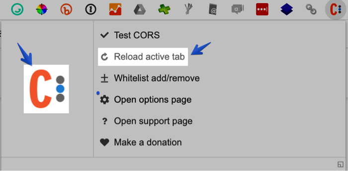 ChromeのAllow CORS: Access-Control-Allow-Origin